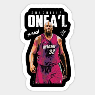 Shaq Attack Tee Sticker